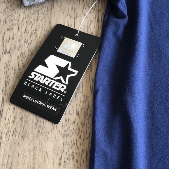 Starter Black Label Navy & Grey Wick T-shirt - S - Picture 7 of 8